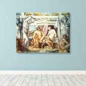 Venus en Anchises Canvas Afdruk (Insitu (Houten vloer))