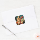 Venus en Cupid, 1785 Vierkante Sticker (Envelop)