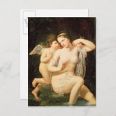 Venus en Cupid Briefkaart (Voorkant / Achterkant)