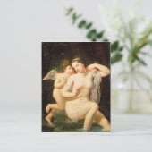 Venus en Cupid Briefkaart (Staand voorkant)