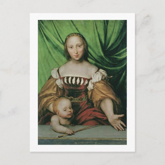 Venus en Cupid, c.1524 (olie op limewood) Briefkaart (Voorkant)