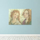 Venus en de drie Graces die Gifts aanbieden aan jo Canvas Afdruk (Insitu (Houten vloer))