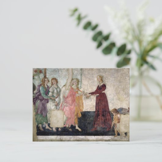 Venus en de Graces Briefkaart (Staand voorkant)