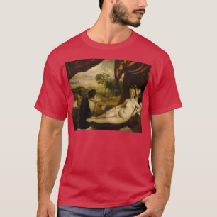 Venus en de Lute Player van Titiaan T-shirt