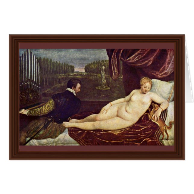 Venus en de orgaanspeler van Tizian (Voorkant Horizontaal)