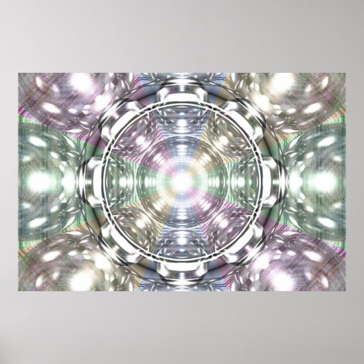 Venus en Earth Orbits per Martineau Poster (Voorkant)