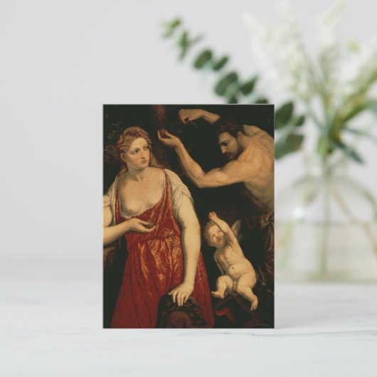 Venus en Mars, 1550 Briefkaart (Staand voorkant)