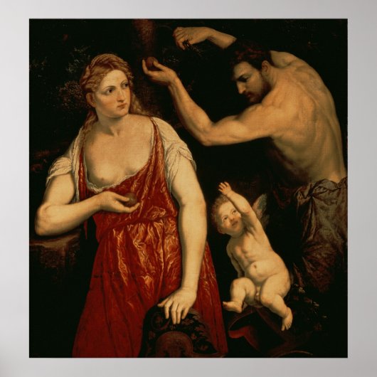 Venus en Mars, 1550 Poster (Voorkant)