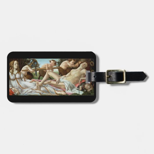 Venus en Mars, c.1485 (tempera en olie) Bagagelabel (Voorkant horizontaal)