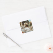 Venus en Mars, c.1485 (tempera en olie) Vierkante Sticker (Envelop)