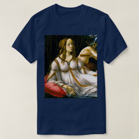 Venus en Mars door Sandro Botticelli 1483 Renaissa T-shirt (Design voorkant)