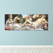 Venus en Mars door Sandro Botticelli Canvas Afdruk (Insitu (Houten vloer))