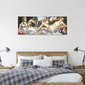 Venus en Mars door Sandro Botticelli Canvas Afdruk (Insitu (Slaapkamer))