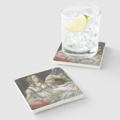 Venus en Mars door Sandro Botticelli Stenen Onderzetter (Zijkant)