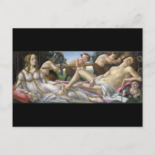 Venus en Mars, Sandro Botticelli Briefkaart