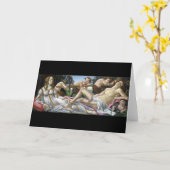 Venus en Mars, Sandro Botticelli Kaart (Gele Bloem)