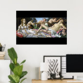Venus en Mars, Sandro Botticelli Poster (Thuiskantoor)