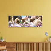 Venus en Mars van Botticelli - Canvas Afdruk (Insitu (Woonkamer))