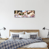 Venus en Mars van Botticelli - Canvas Afdruk (Insitu (Slaapkamer))