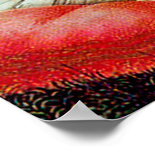 Venus en Mars van Bottichelli Poster (Hoek)