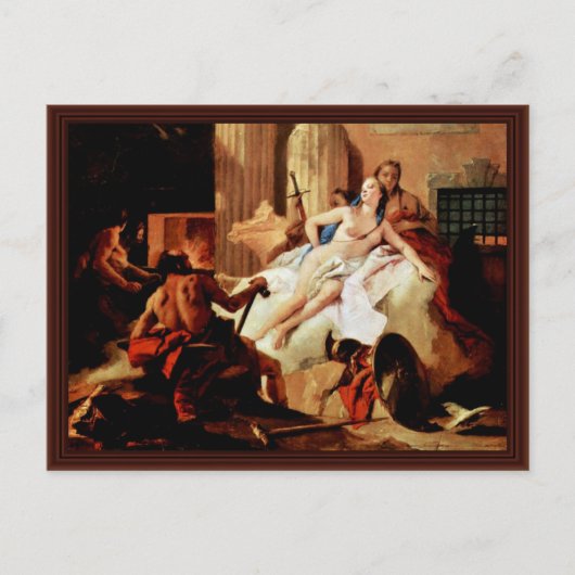 Venus en Vulcan door Tiepolo Giovanni Battista Briefkaart (Voorkant)