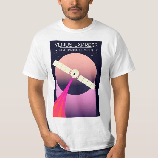Venus Express Exploration of Venus T-shirt (Voorkant)