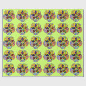 Venus Flower - Basic - ventilatorkracht Cadeaupapier (Vlak)