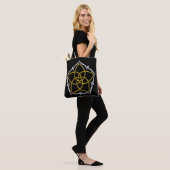 Venus Flower Lotus gold Silver Tote Bag (Op model)