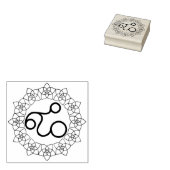 Venus Flower of Love Angel Abundia Rubberstempel (Gestempeld)