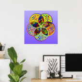Venus Flower of Love fineART Flower Power Poster (Thuiskantoor)