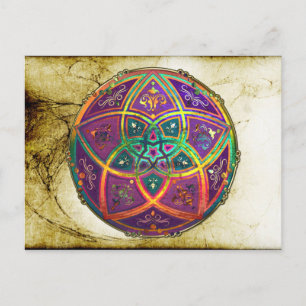Venus Flower of Love fineART Oriental Antiek Gold Briefkaart