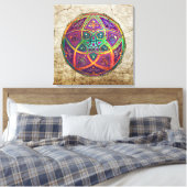 Venus Flower of Love fineART Oriental Antiek Gold Canvas Afdruk (Insitu (Slaapkamer))