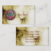 Venus Flower of Love fineART Oriental Antiek Gold Visitekaartje (Voorkant / Achterkant)