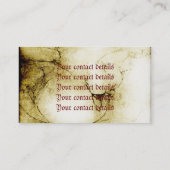 Venus Flower of Love fineART Oriental Antiek Gold Visitekaartje (Achterkant)