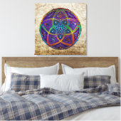 Venus Flower of Love fineART Oriental Antiek lila Canvas Afdruk (Insitu (Slaapkamer))