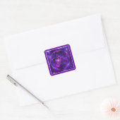 Venus Flower of Love fineART Universe Vierkante Sticker (Envelop)