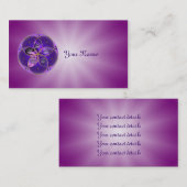 Venus Flower of Love fineART violet roze Visitekaartje (Voorkant / Achterkant)