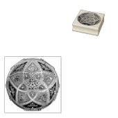 Venus Flower of Love - oriental antiek gold Rubberstempel (Gestempeld)