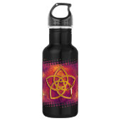 VENUS FLOWER/Venusblume GOLD UNIVERSE Waterfles (Voorkant)