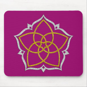VENUS FLOWER/Venusblume Lotus GOLD SILVER Muismat