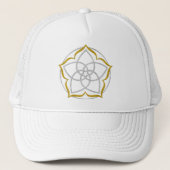 VENUS FLOWER/Venusblume Lotus SILVER GOLD Trucker Pet (Voorkant)
