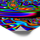 Venus Fly Trap Abstract Digital Poster (Hoek)