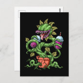 Venus Fly Trap Bubble Tea Gift Carnivorous Planten Briefkaart (Voorkant / Achterkant)