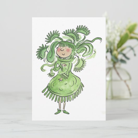 Venus Fly Trap Kaart (Staand voorkant)