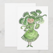 Venus Fly Trap Kaart (Voorkant / Achterkant)