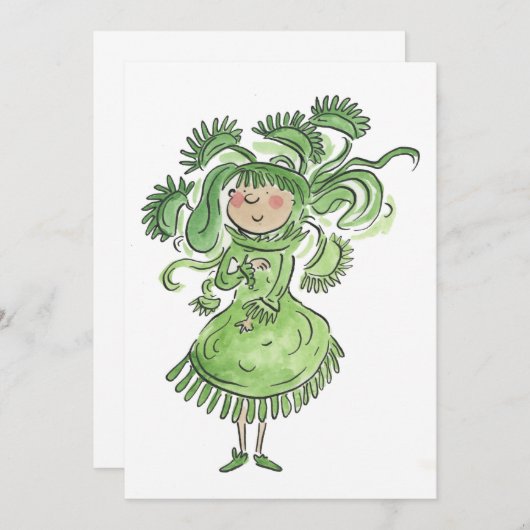 Venus Fly Trap Kaart (Voorkant / Achterkant)