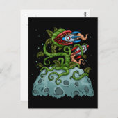 Venus Fly Trap Kinder Bubble Tea Gift Carnivorous Briefkaart (Voorkant / Achterkant)