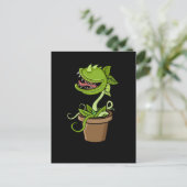 Venus Fly Trap Plant Gift Men Carnivorous Plants Briefkaart (Staand voorkant)
