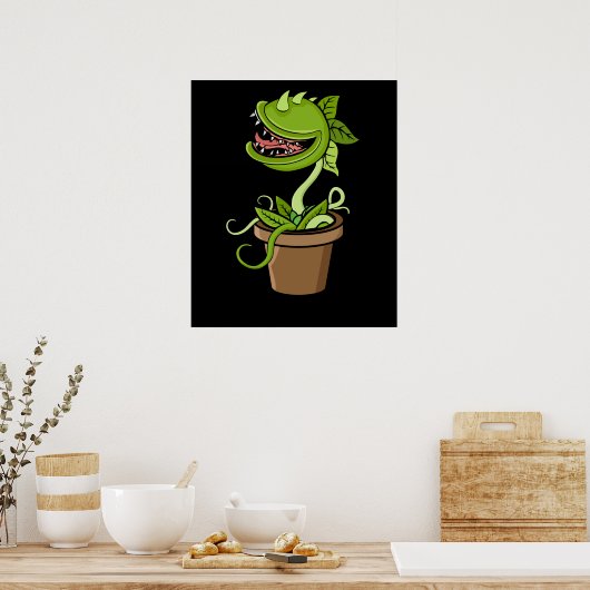 Venus Fly Trap Plant Gift Men Carnivorous Plants Poster (Keuken)
