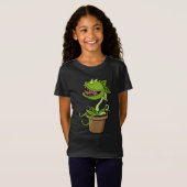 Venus Fly Trap Plant Gift Men Carnivorous Plants T-shirt (Voorkant volledig)
